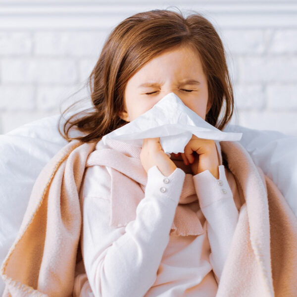 Otroci in prehlad.