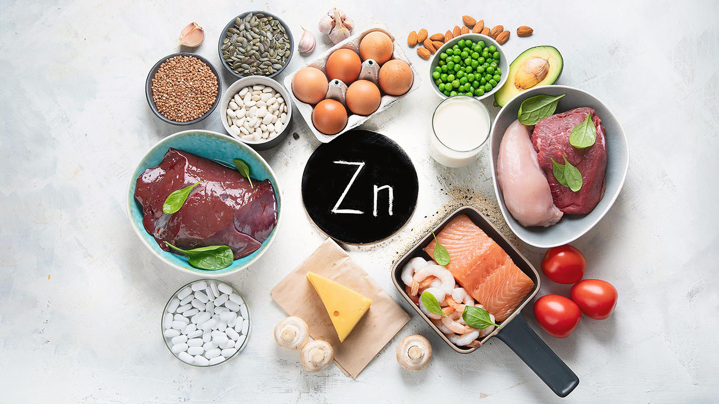 Hranila, ki vsebujejo cink.